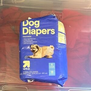 5/$8 Blue Dog Diapers - Small
